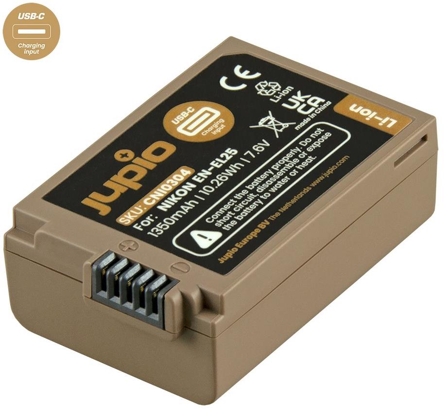 Jupio EN-EL25 *ULTRA C* 1350mAh s USB-C vstupem pro nabíjení