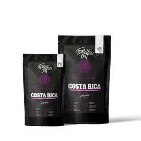 Fixi Coffee Kostarika Tarazzu – výběrová káva, 100% arabica zrnková / sáček Doypack / 250 g