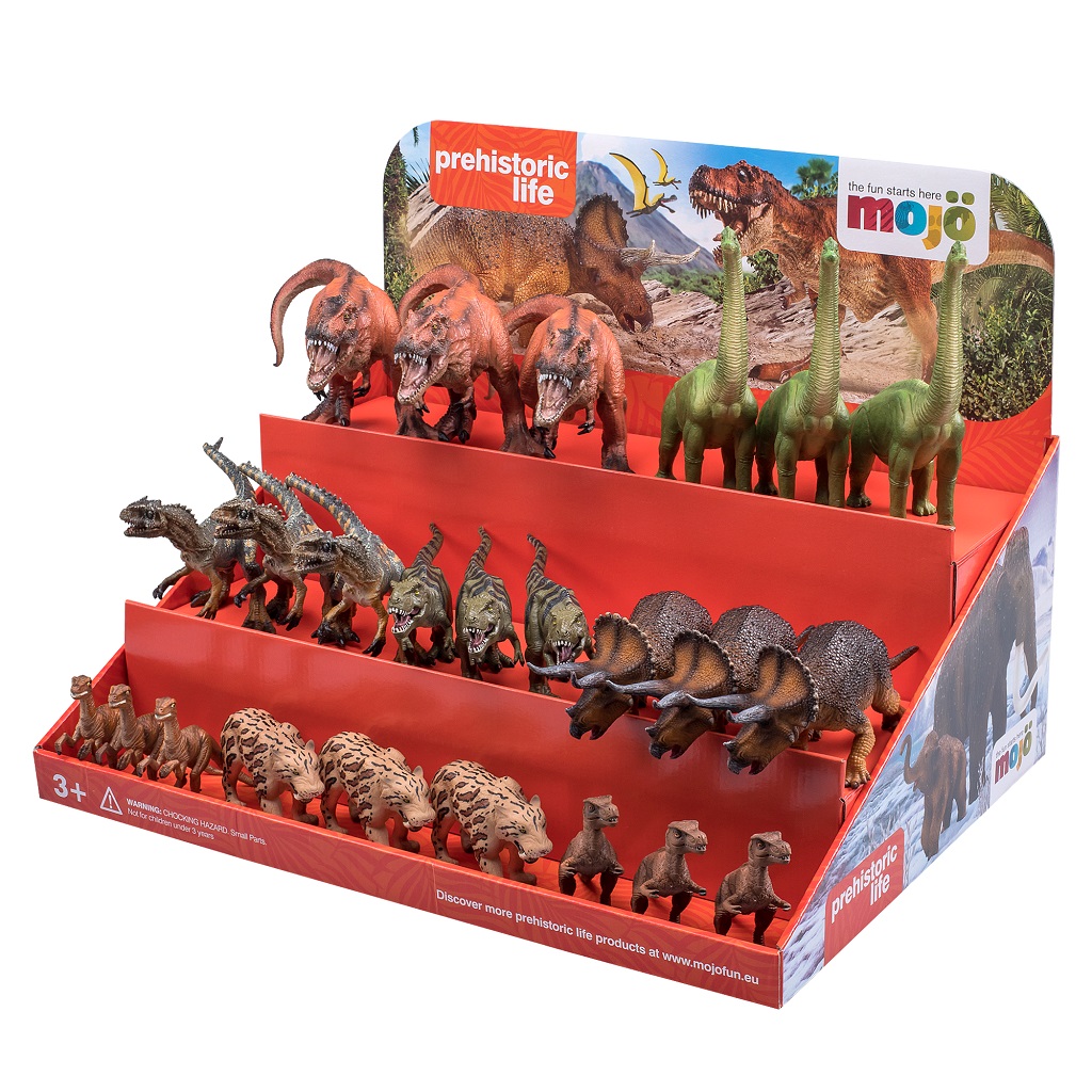 Mojo Kartonový displej Prehistorická zvířata