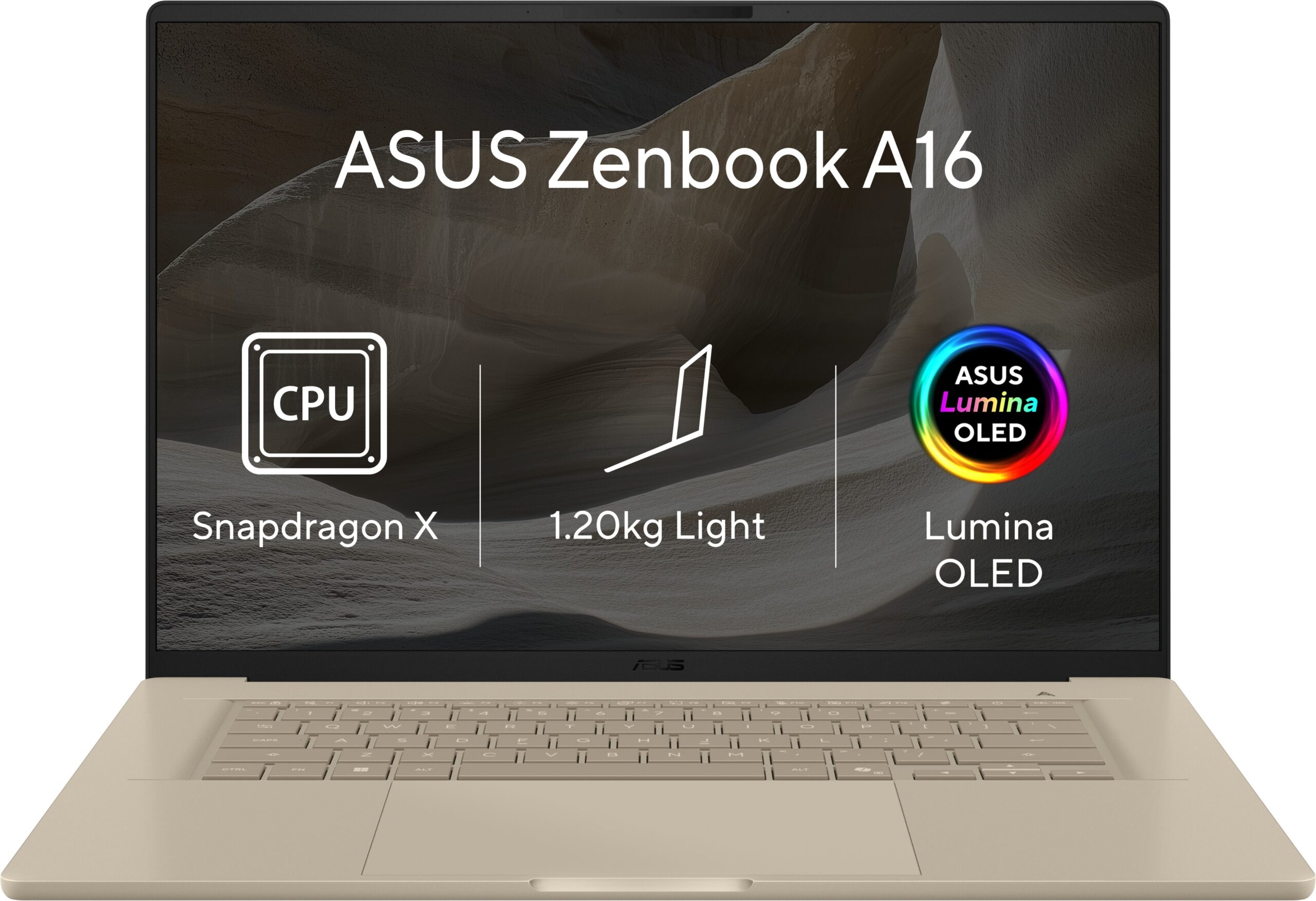 ASUS Zenbook A16 UX3607OA-OLED077W Zabriskie Beige celokovový