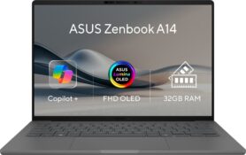 ASUS Zenbook A14 UX3407QA-OLED339X Iceland Gray celokovový