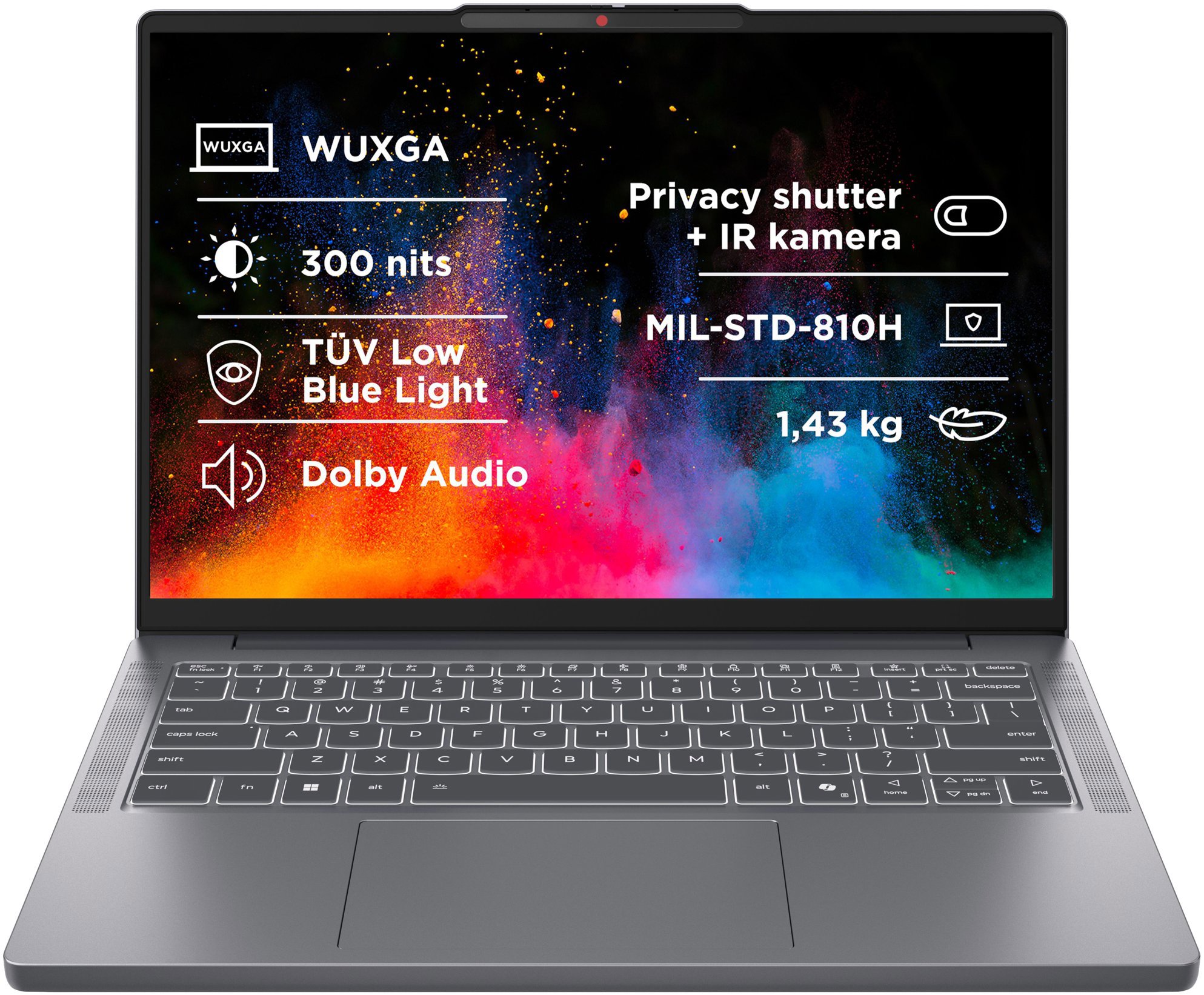 Lenovo IdeaPad Slim 3 14ARP10 Luna Grey kovový (bez adaptéru)