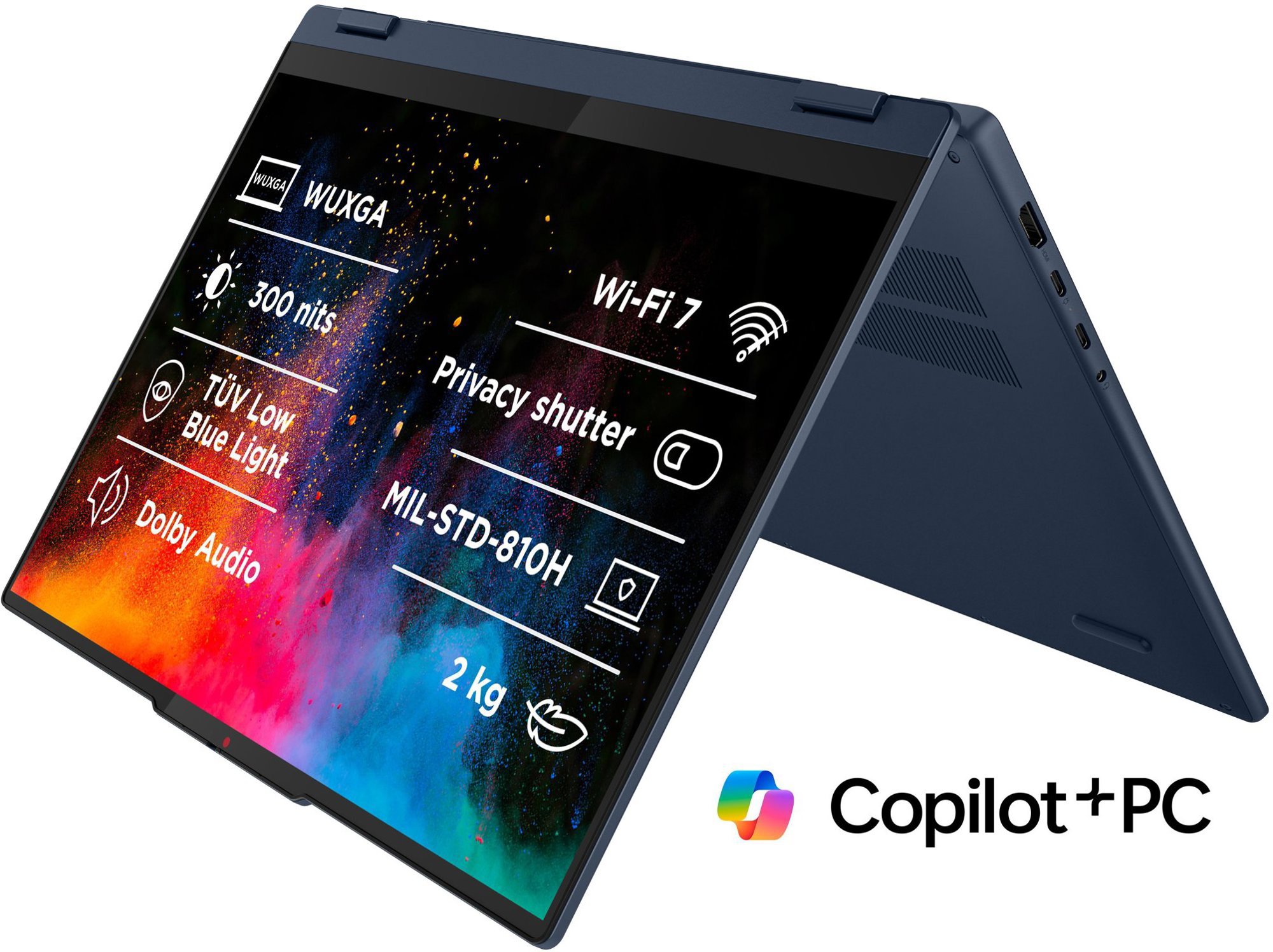 Lenovo IdeaPad 5 2-in-1 16AKP10 Cosmic Blue kovový (bez adaptéru)