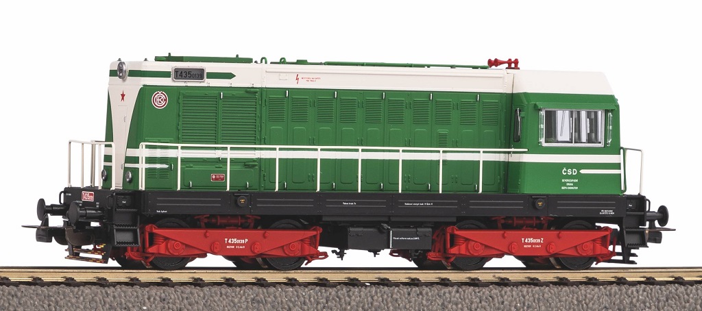Piko Dieselová lokomotiva BR T 435 Hektor ČSD IV, digitální  - 52436