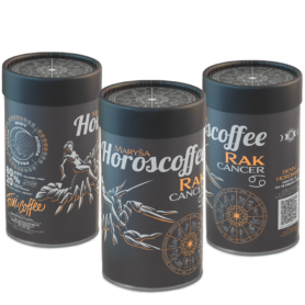 Fixi Horoscoffee – Rak – káva dle znamení horoskopu zrnková / papírová tuba / 250 g