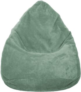 TopKing Sedací vak manšestr Lincoln, mátový, 125 cm