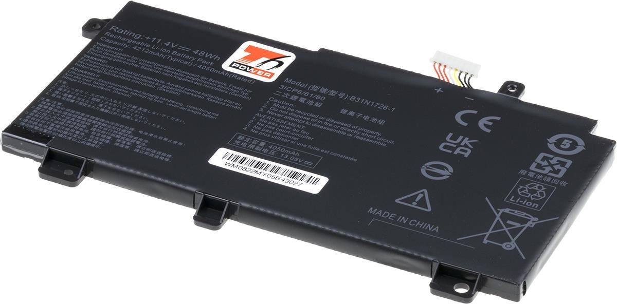 T6 Power pro Asus TUF FX504GE, Li-Poly, 4212 mAh (48 Wh), 11,4 V