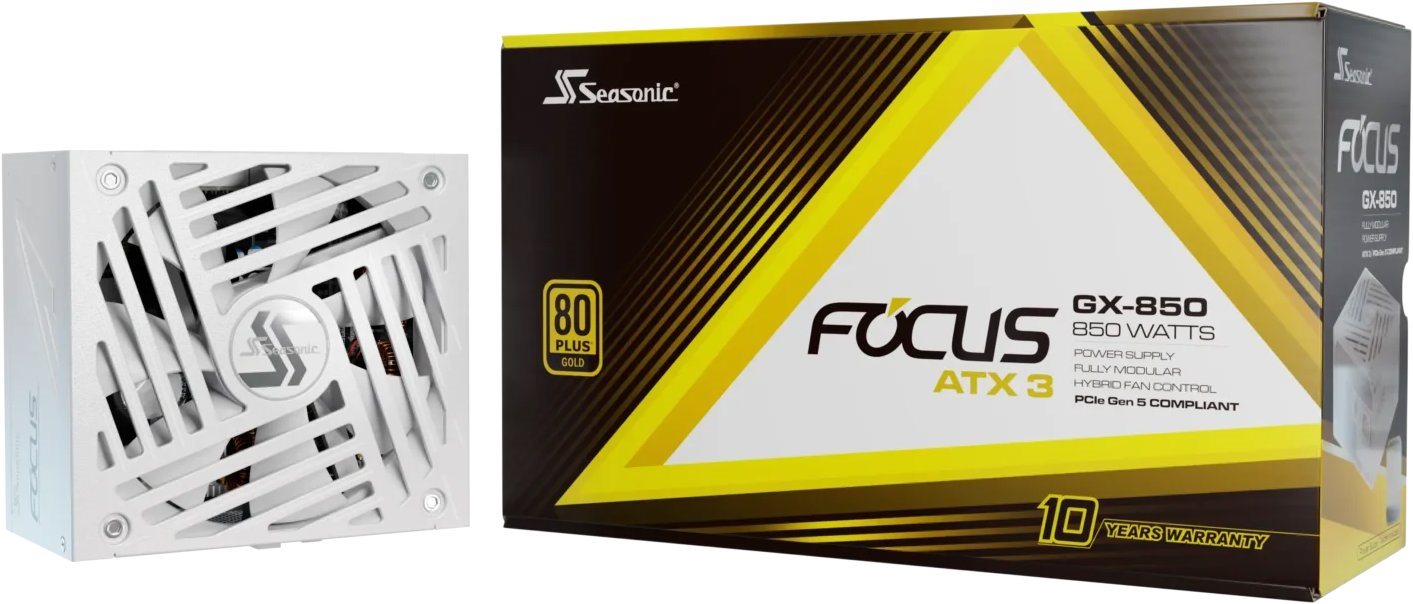 Seasonic Focus GX-850 White ATX 3.1