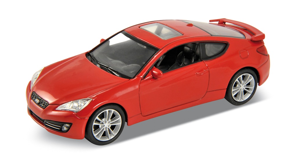 Welly Hyundai Genesis Coupé (2009) 1:34 červený