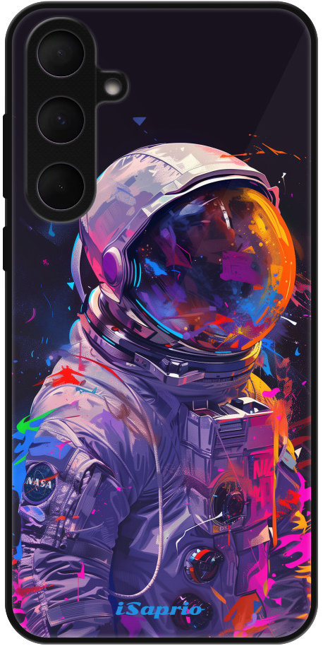 iSaprio Lesklé pouzdro Neon Astronaut - Samsung Galaxy A55 5G
