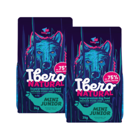 Ibero Natural Dog Mini Junior - 2x3kg