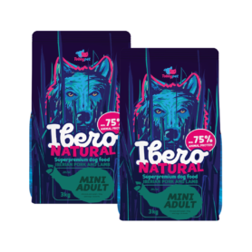 Ibero Natural Dog Mini Adult - 2x3kg