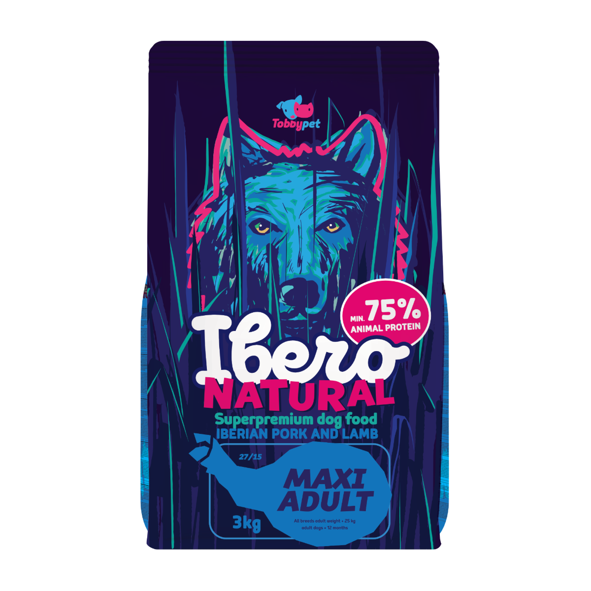 Ibero Natural Dog Maxi Adult - 3kg